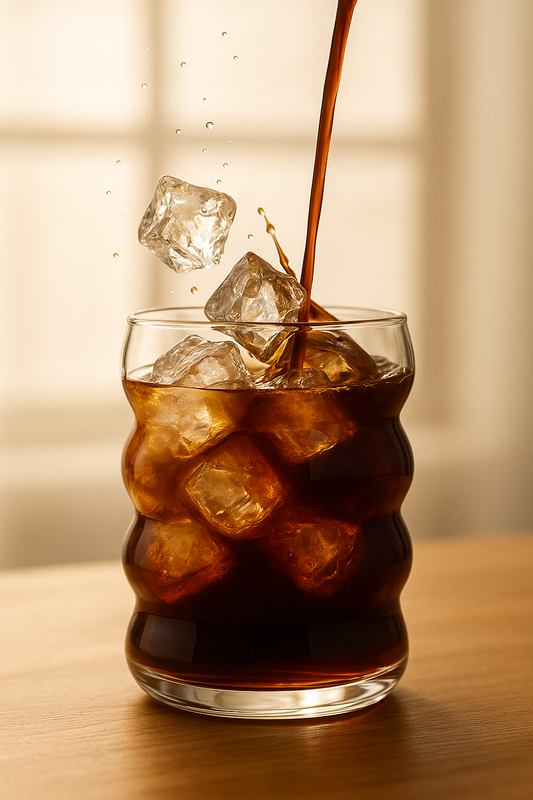 #copo de vidro café